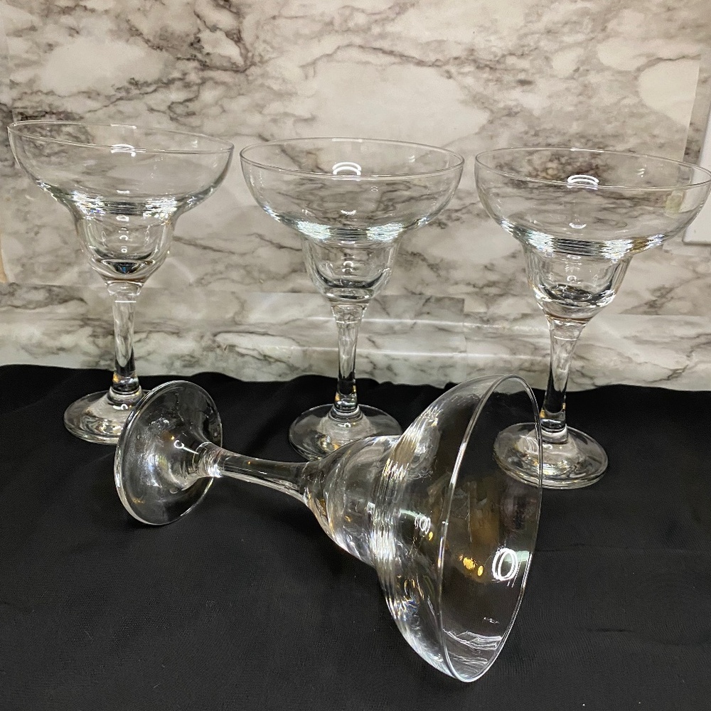 * Princess House Heritage Margarita Glass  Set Of 4 party set